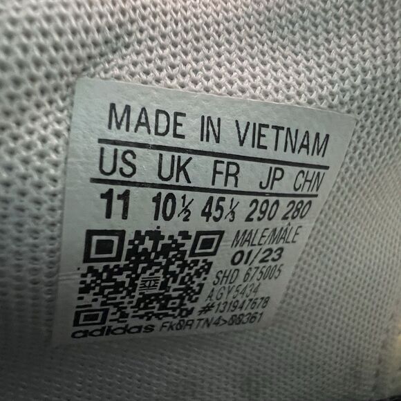 Adidas Hoops 3.0 Low Lace Up Athletic Shoes Sneakers Men's Size 11 GY5434 - Picture 8 of 8